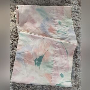 Set of 2 Vintage Pastel Color Splash Design Valances